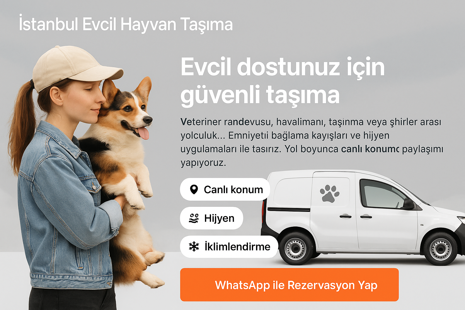 Şehirler arası evcil hayvan taşıma - otoyol